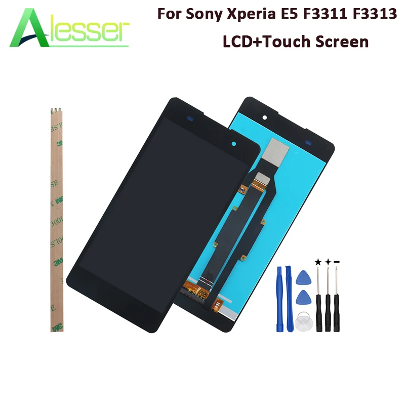ЖК дисплей и сенсорный экран Alesser для Sony Xperia E5 F3311 F3313 5 0 дюйма дигитайзер телефона +