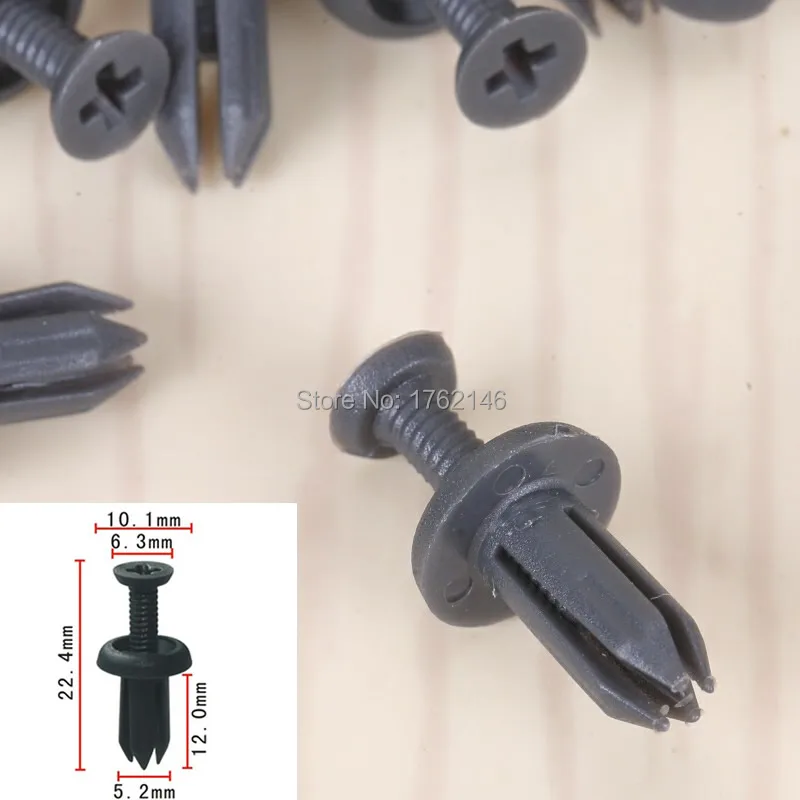 100x передний фиксатор облицовки бампера Trim Clips 90467-05090-B1 для Toyota Cressida Corolla Rav4 Camry MR2
