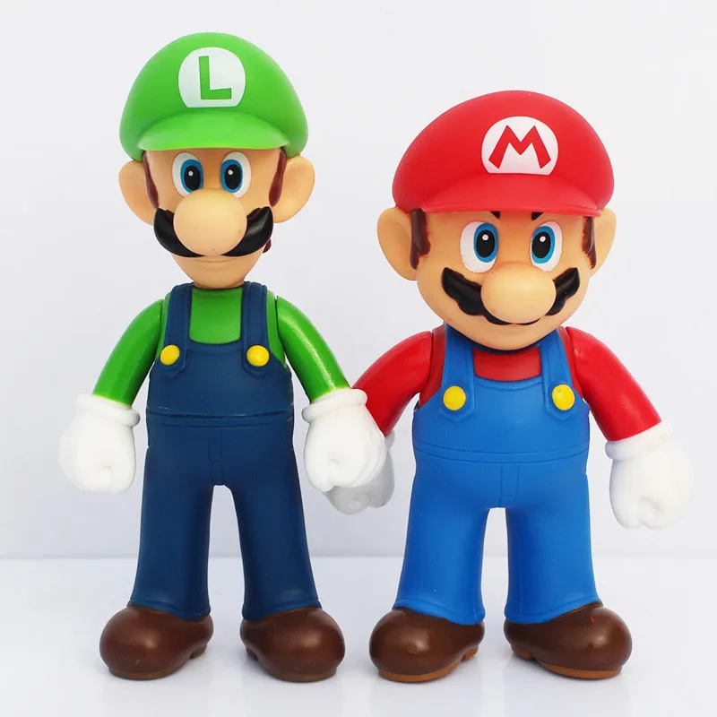 Миао WA Super Mario Bros Марио Йоши Луиджи ПВХ фигурку Коллекционная модель куклы игрушки