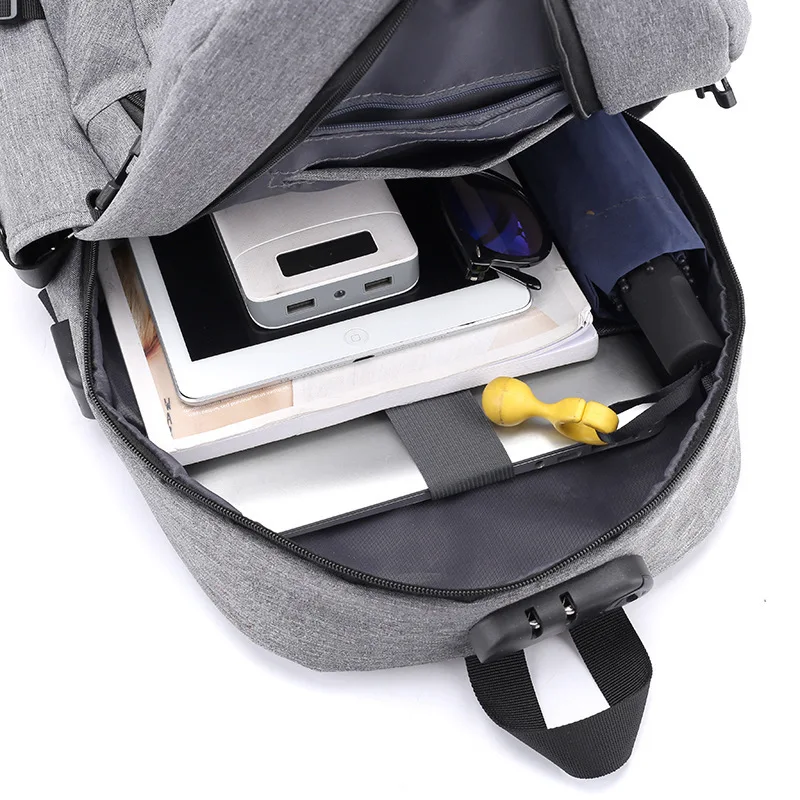 USB зарядка Anti Theft молния рюкзак Для мужчин ноутбука Rugtas модные Повседневное