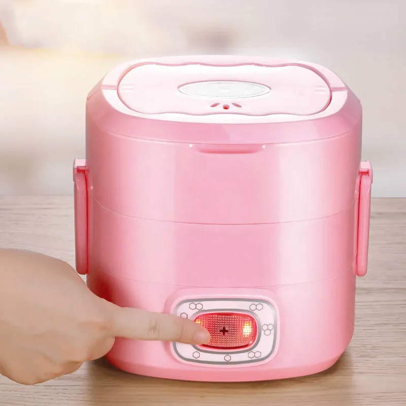 TSOICONN 1.5L мини рисовая электрическая плита нагревательный контейнер Bento для обеда 2
