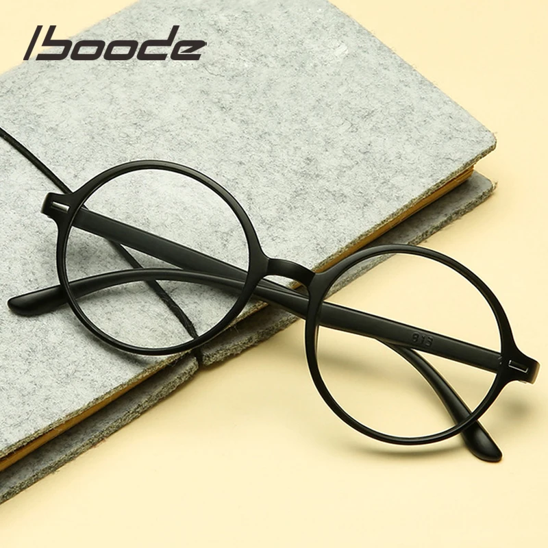 Iboode 2019 круглые очки для чтения TR90 дальнозоркости пресбиопии Для мужчин женщин HD