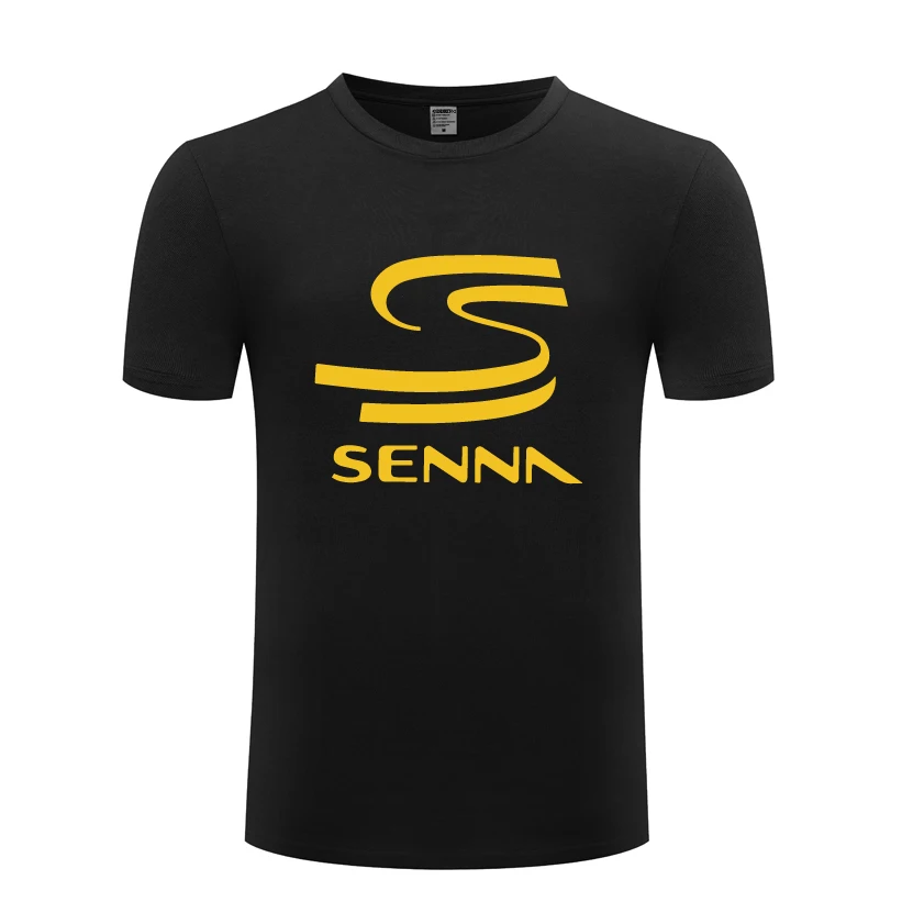Мужская футболка с круглым вырезом HERO F1 AYRTON SENNA повседневная хлопковая коротким