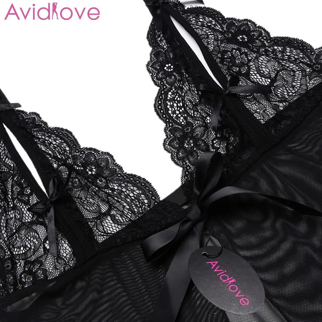 Avidlove женское Открытое сексуальное эротическое белье прозрачные кружевные