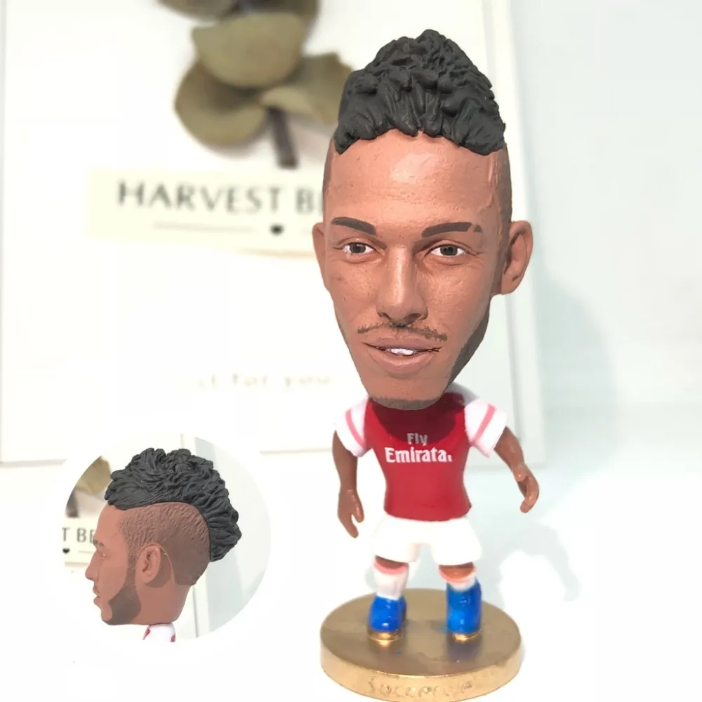 Футбольные Звезды 14 # Aubameyang подвижные суставы Смола Модель игрушки фигурка