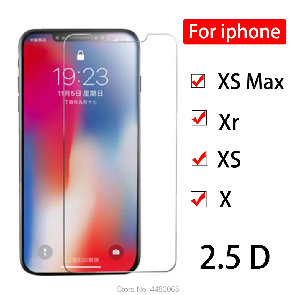 Для iPhone xs max защита экрана на ifon aifon iphoe XR X R S ix Защитная xsmax mas экран salvapantallas