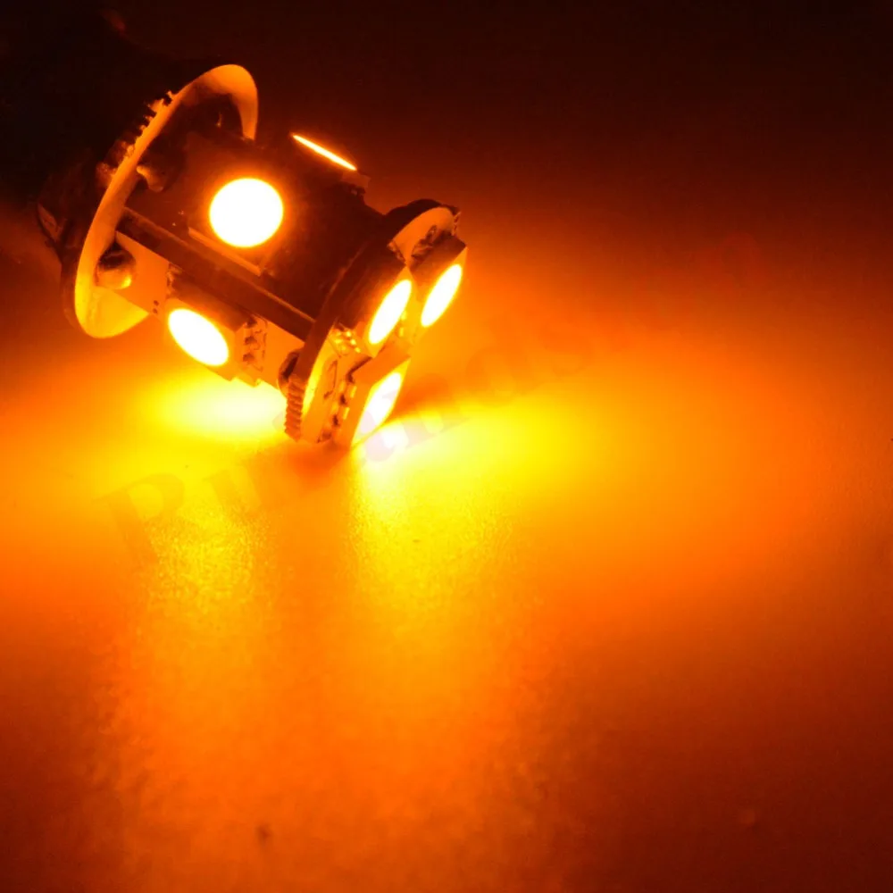 Яркий светодиодный 10 шт. без Полар флиса 240lm 6 в 12 В 24 постоянного тока 8 SMD 5050 1156 BA15S