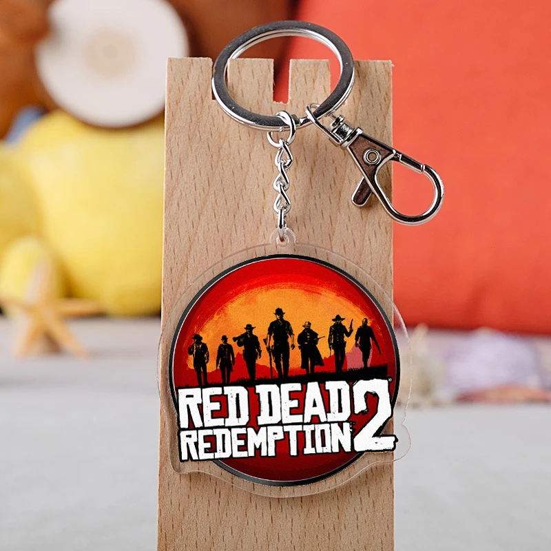 Игра Red Dead Redemption 2 косплей брелок акриловая фигурка автомобильный подвеска