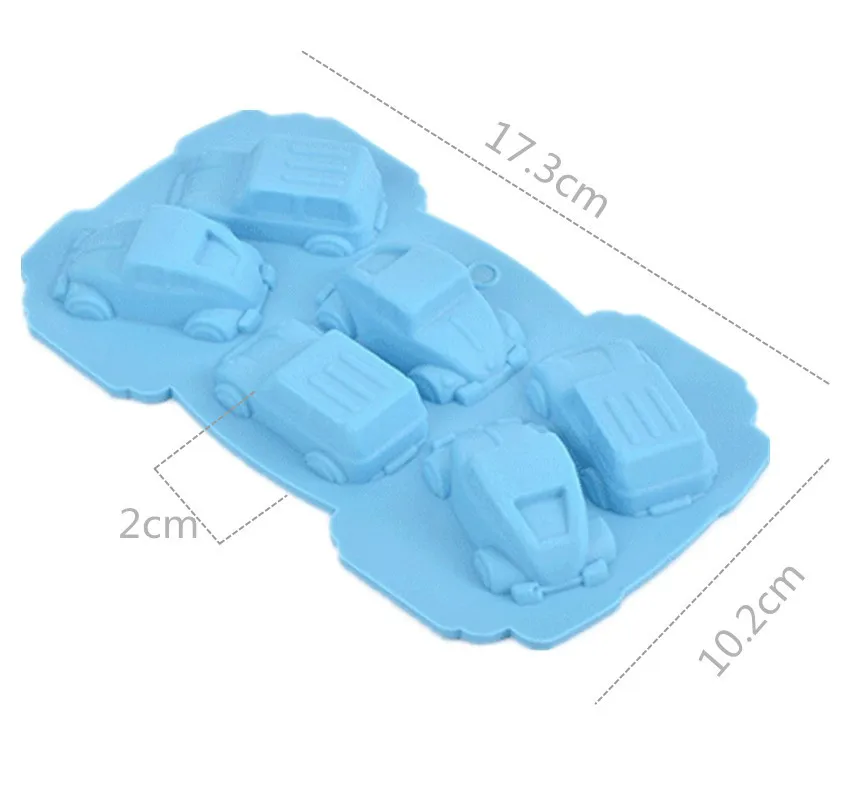 

6 Hloe Vintage Car Silicone Mold Fondant Cake Decorating Tools Silicone Soap Mold Silicone Cake Mold
