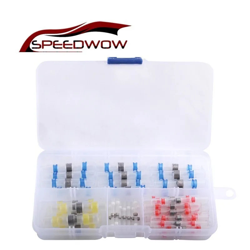 SPEEDWOW 50 шт./кор. терм усадочная Электрический разъем припоя рукав