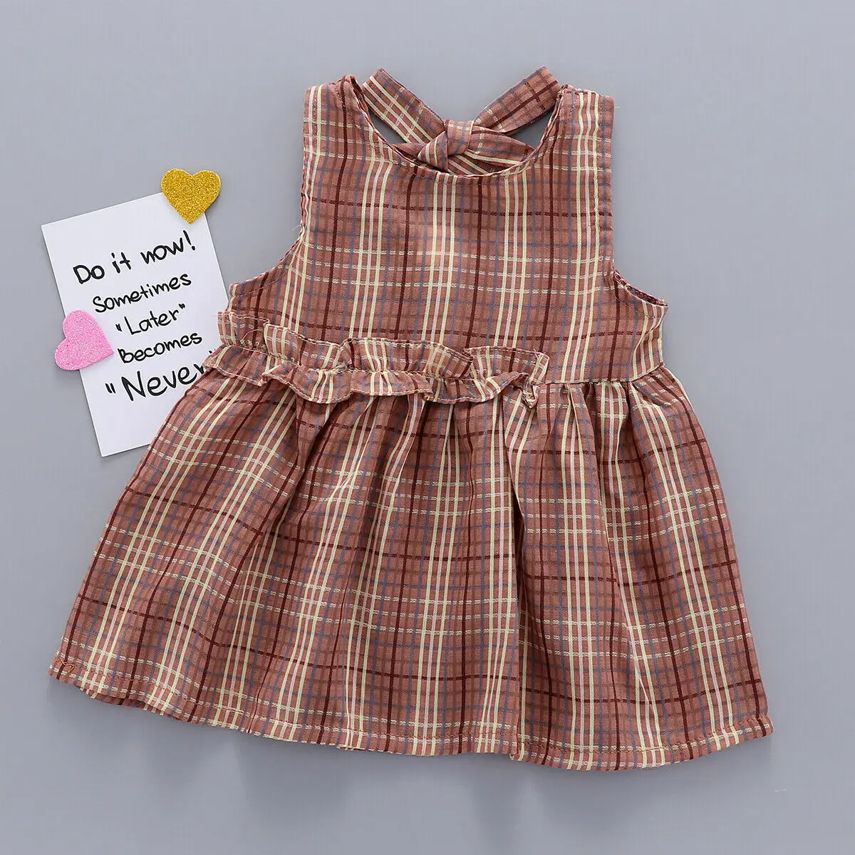 2019 New Summer Kids Baby Girl Sleeveless Strip A-line Dress Casual Holiday Sundress Clothes | Детская одежда и обувь