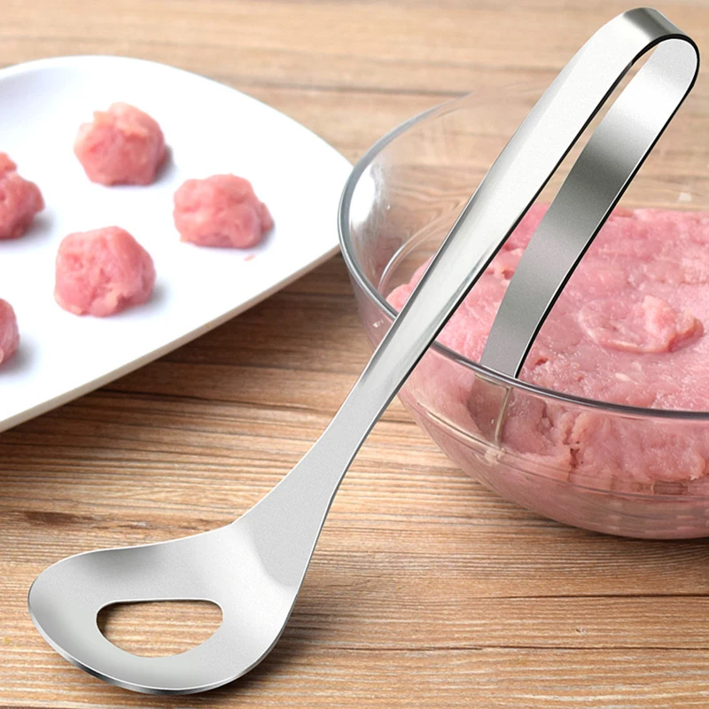Stainless Steel Meatball Maker Creative Non-stick Homemade Squeezing Tool Finely Polished |