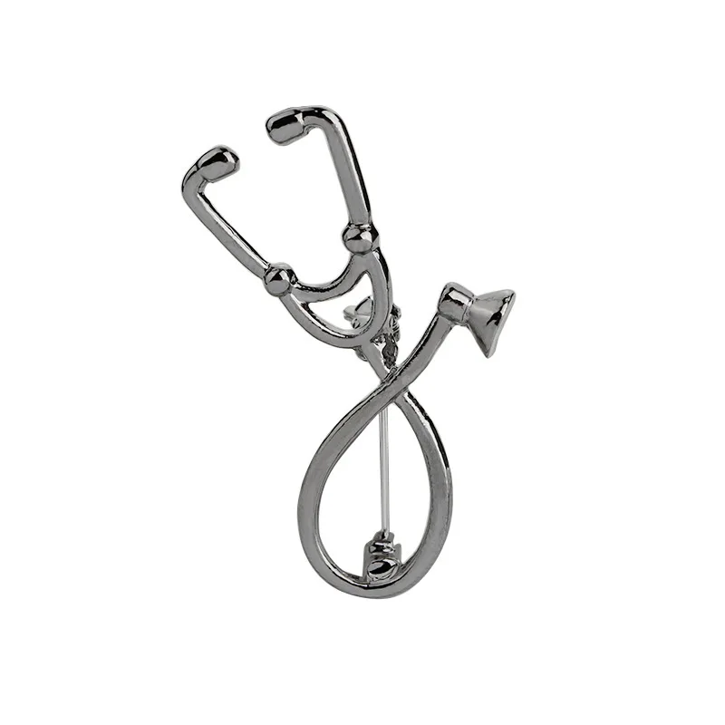 women jeans shirt pin Movies Periphery Ornaments Mysterious Doctor Stethoscope Brooch Accessories clothing gift | Украшения и