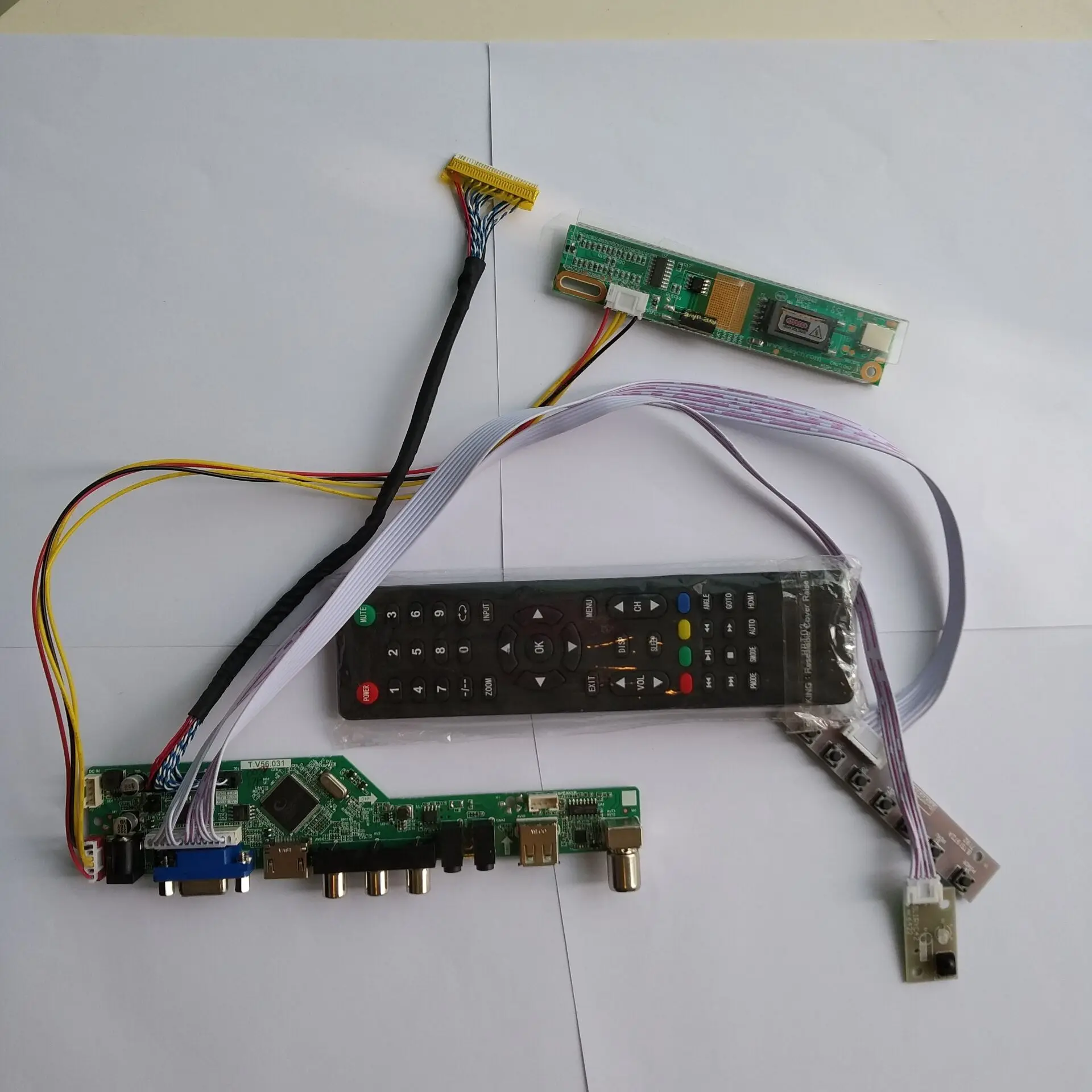 

ТВ HDMI USB VGA AV аудио ЖК-дисплей светодиодный 1 с холодным катодом (CCFL) панель светильников контроллер драйвер платы для LTN170WX/L05 1440X900 дисплей монитор