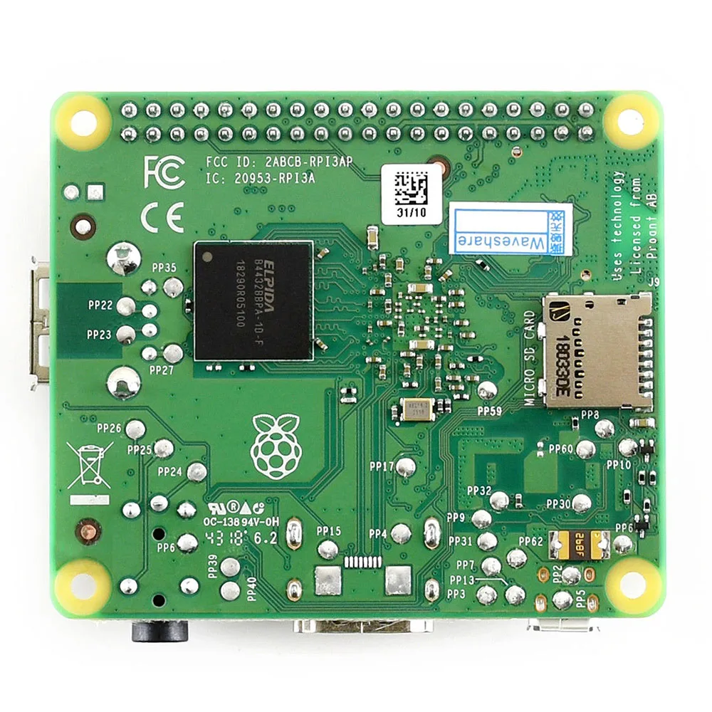 Raspberry Pi 3 A Plus с 512 Мб LPDDR2 SDRAM 1 4 ГГц cpu Bluetooth 2 USB 0|Материнские платы| |