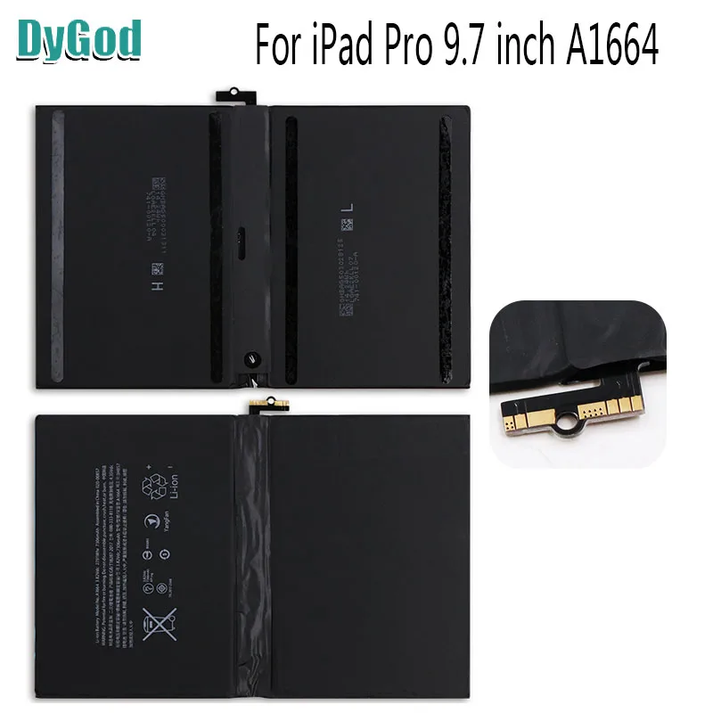 DyGod 7306mAh для iPad Pro 9 7 ''A1664 планшетный аккумулятор Экстрим Замена дюймовые