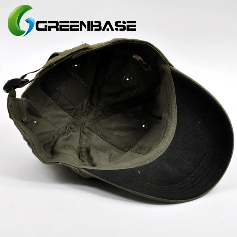 GREENBASE простая изогнутая Солнцезащитная козырек Охотничья бейсболка однотонная