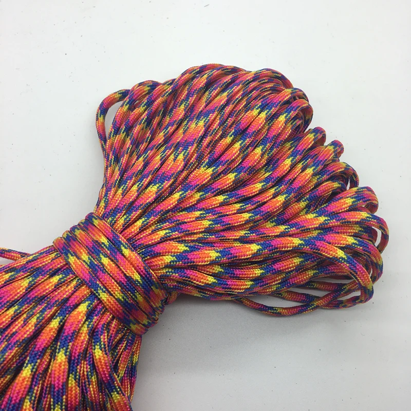 Paracord браслеты смешанных цветов 10 ярдов/партия 7 нитей парашютный шнур для