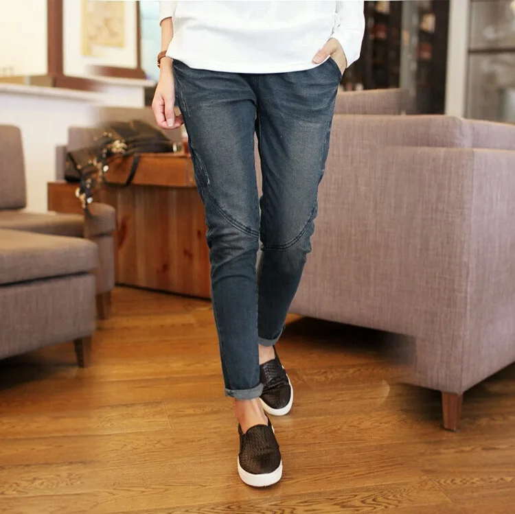 Skinny Women's Jeans for Woman Thick Velvet 2018 Winter Warm High Waist Stretch Denim Harem Pants Plus Size | Женская одежда