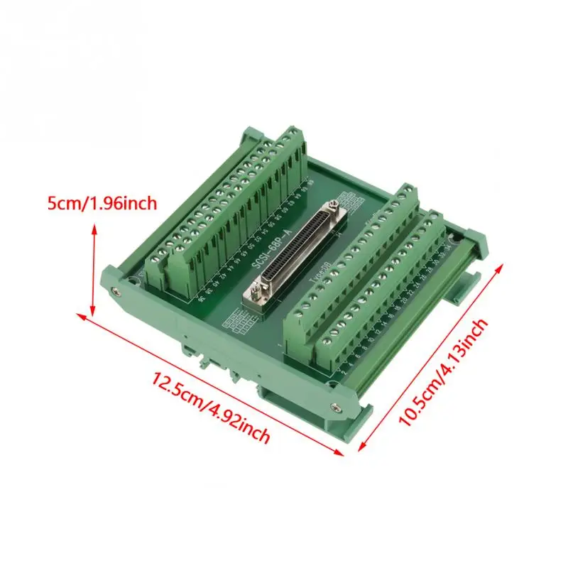SCSI68 68 контактный дБ тип гнездовой соединитель клеммные блоки Модуль платы