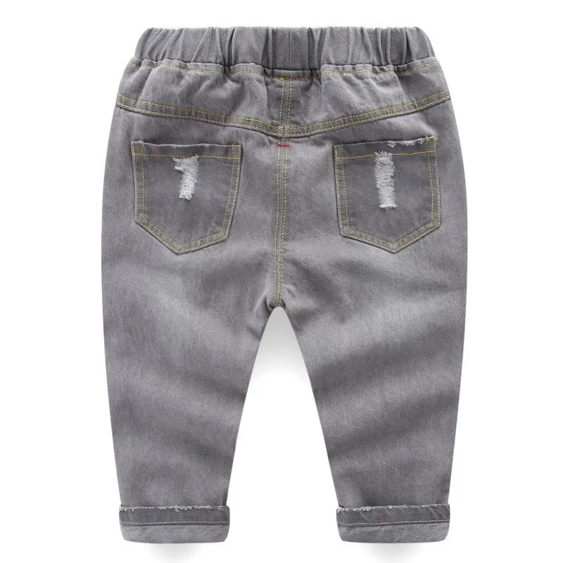 Повседневные джинсовые штаны для маленьких мальчиков детская одежда весна 2019