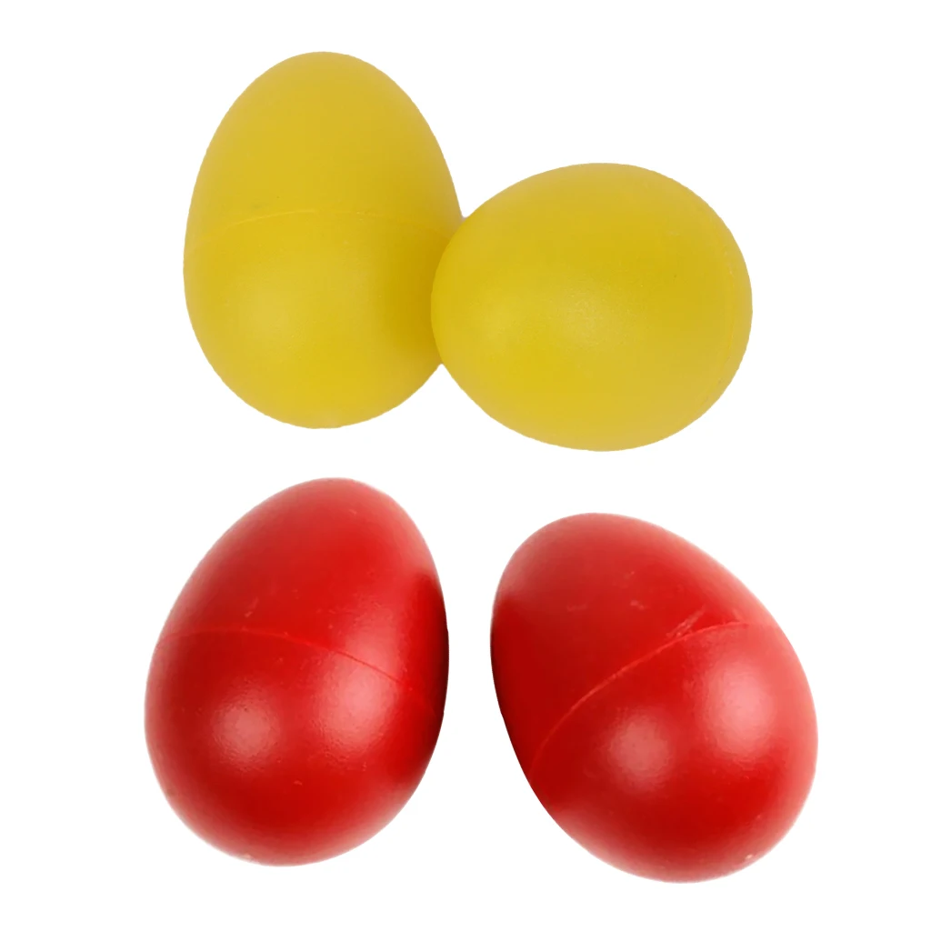 2 пары музыкальный ручной шейкер Maraca пластиковая Песочная яичная перкуссия