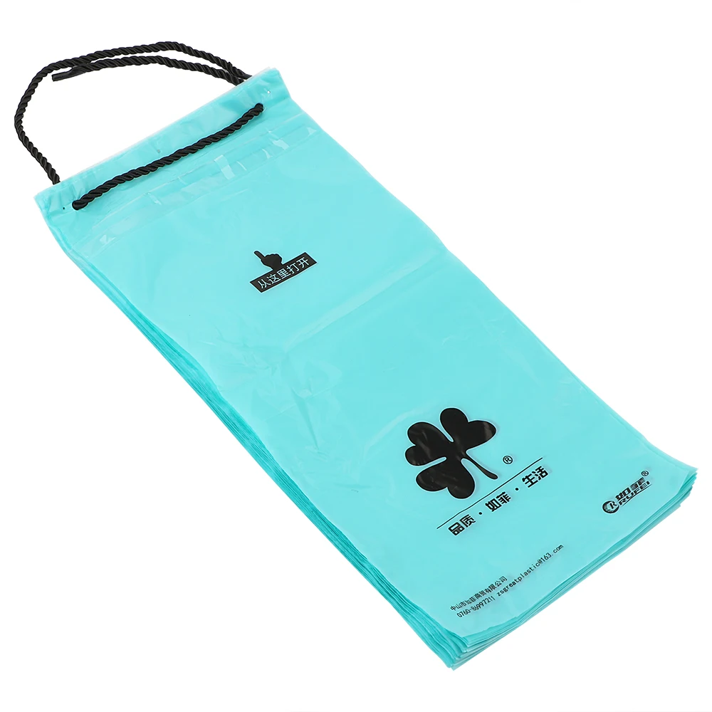 

LEEPEE Car Garbage Bag Organizer 38*18cm Disposable Storage Bag Self-adhesive 50 pieces/Pack Auto Seat Back Hanging Trash Bin