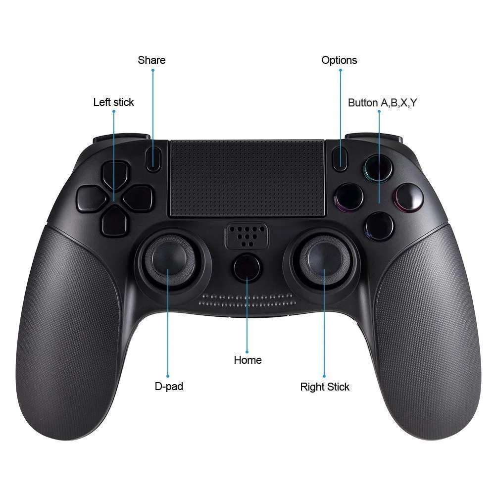 Bluetooth геймпад для Dualshock 4 беспроводной контроллер с функцией вибрации джойстик
