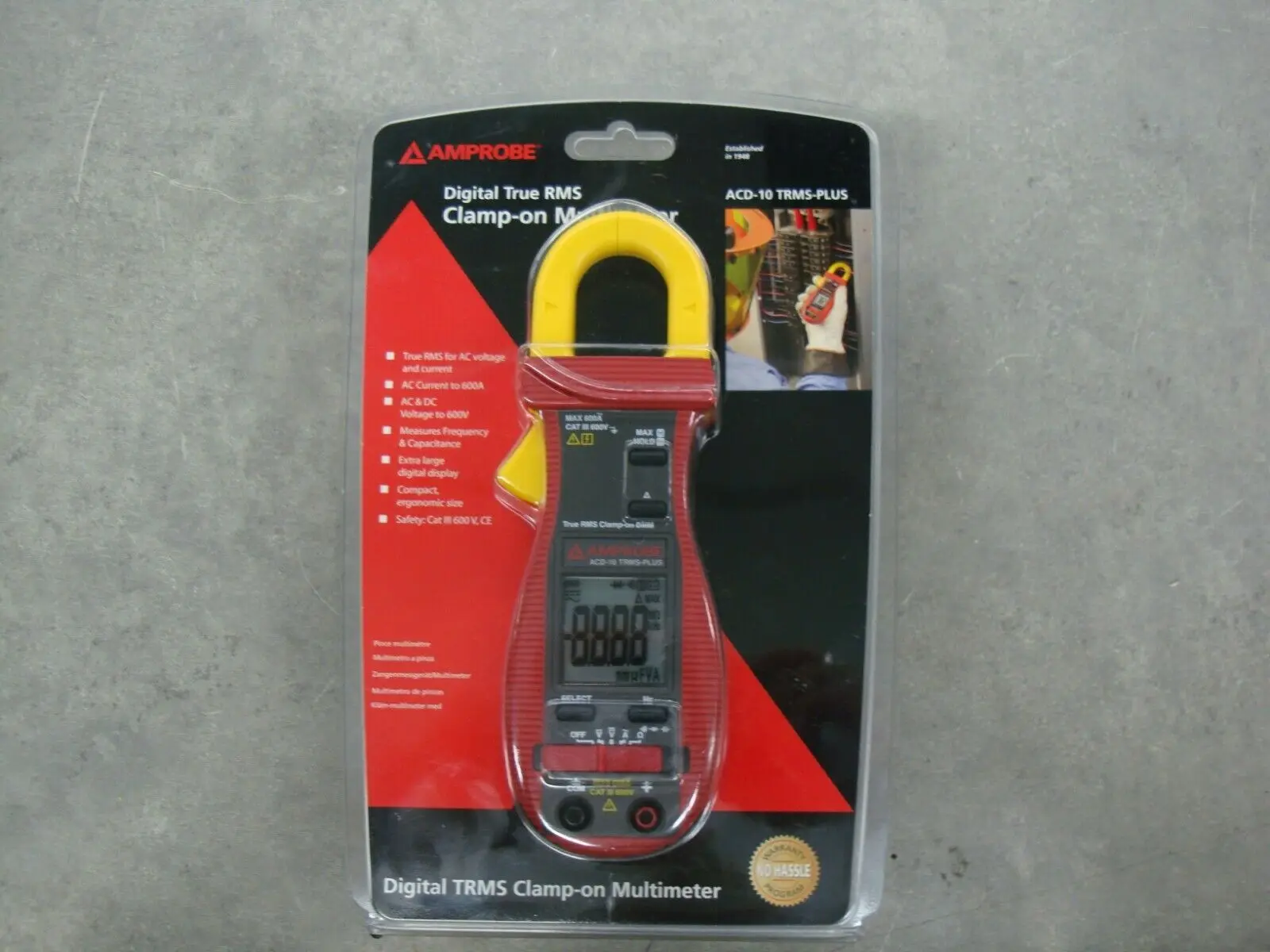 Мультиметр Amprobe ACD 10 600A Clamp|Токоизмерительные клещи| |