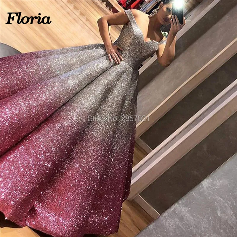 Блестящий шар вечерние платья Vestido De Feast мусульманских Дубай платье для выпускного вечера арабский IslamicOff Shoulder вечерние платья ручной работы