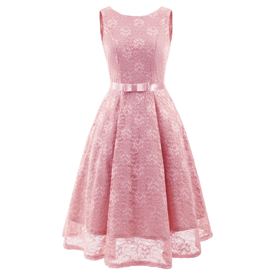 Женское вечернее Платье До Колена Robe De Soiree элегантное кружевное платье с круглым