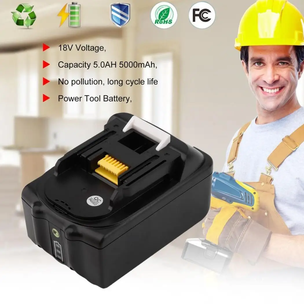 BL1850B сменный инструмент батарея 18V вертикальная лампа 3A Электроинструмент 5000