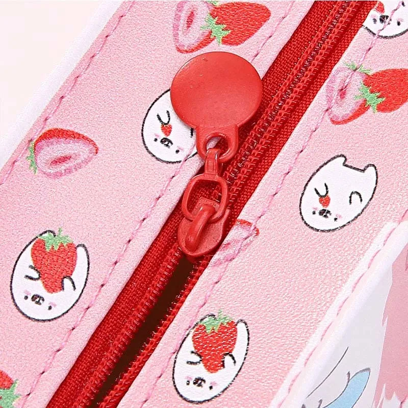 Pencilcase Animal Leather Milk Pencil Case School bag For Girls Boys Pen Box Korean Stationery Ofiice Supplies | Канцтовары для