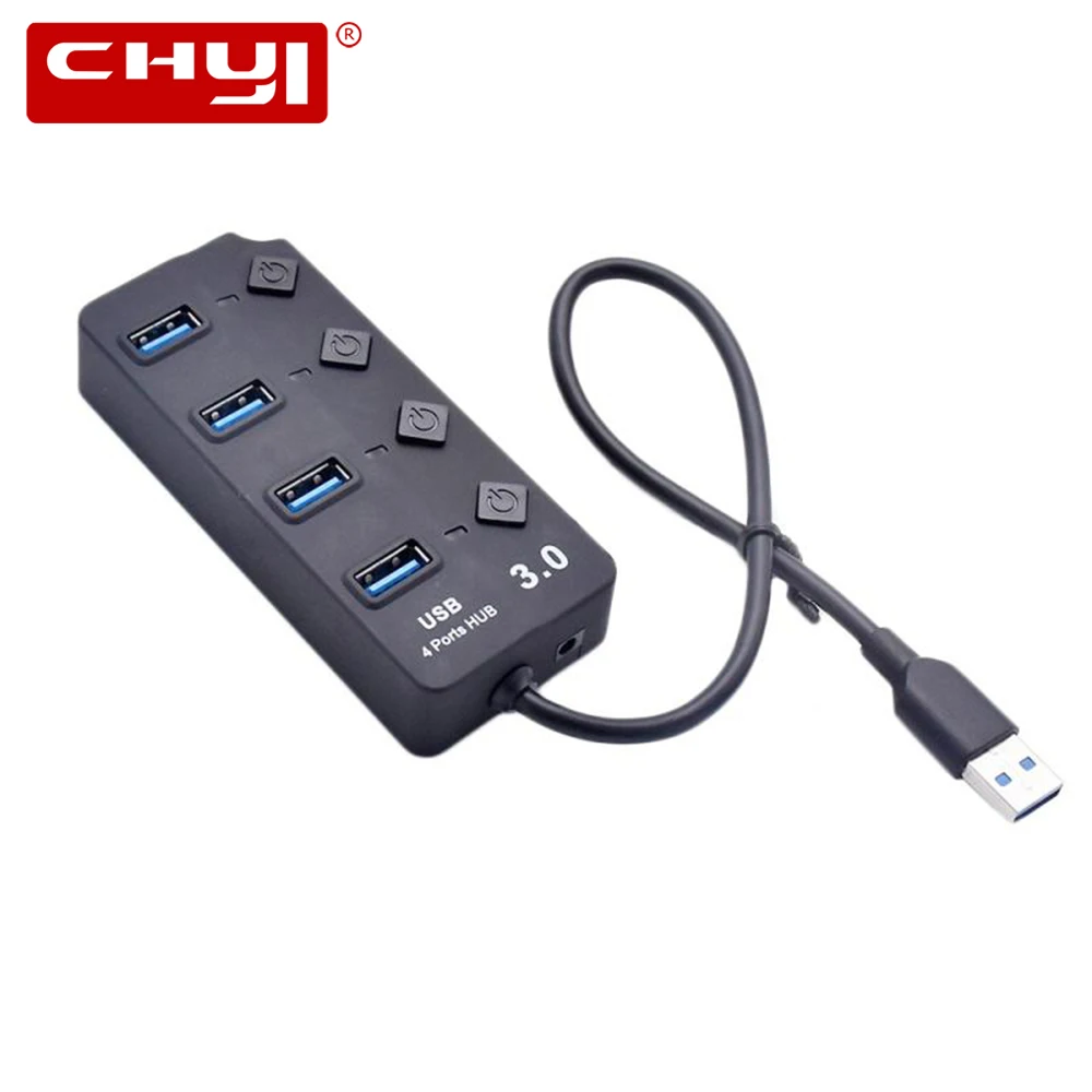 

Разветвитель CHYI с внешним адаптером питания, 5 гбит/с, USB 3,0