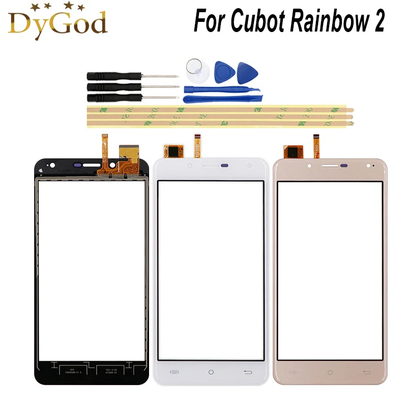 Стеклянная панель для Cubot Rainbow 2 5 0 дюйма сменный сенсорный экран телефона +