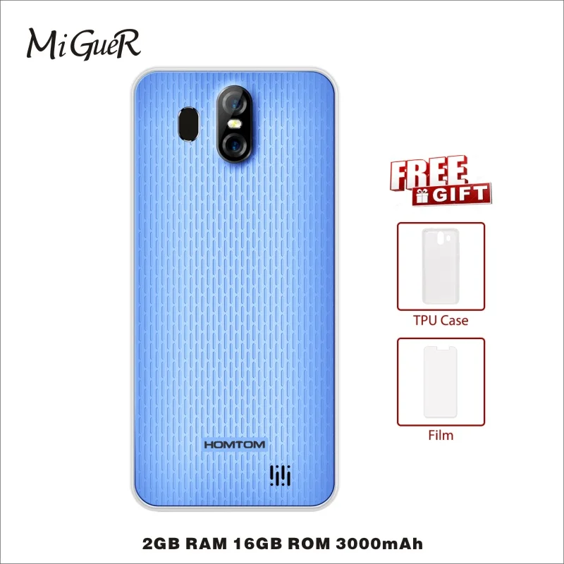 HOMTOM S16 отпечатков пальцев мобильный телефон 18:9 край менее Дисплей 5 &quotHD 2 ГБ + 16 GB