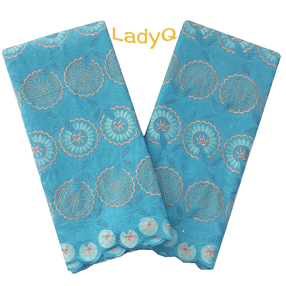 LadyQ фиолетовые сухие кружевные ткани высокое качество хлопок кружевная ткань с