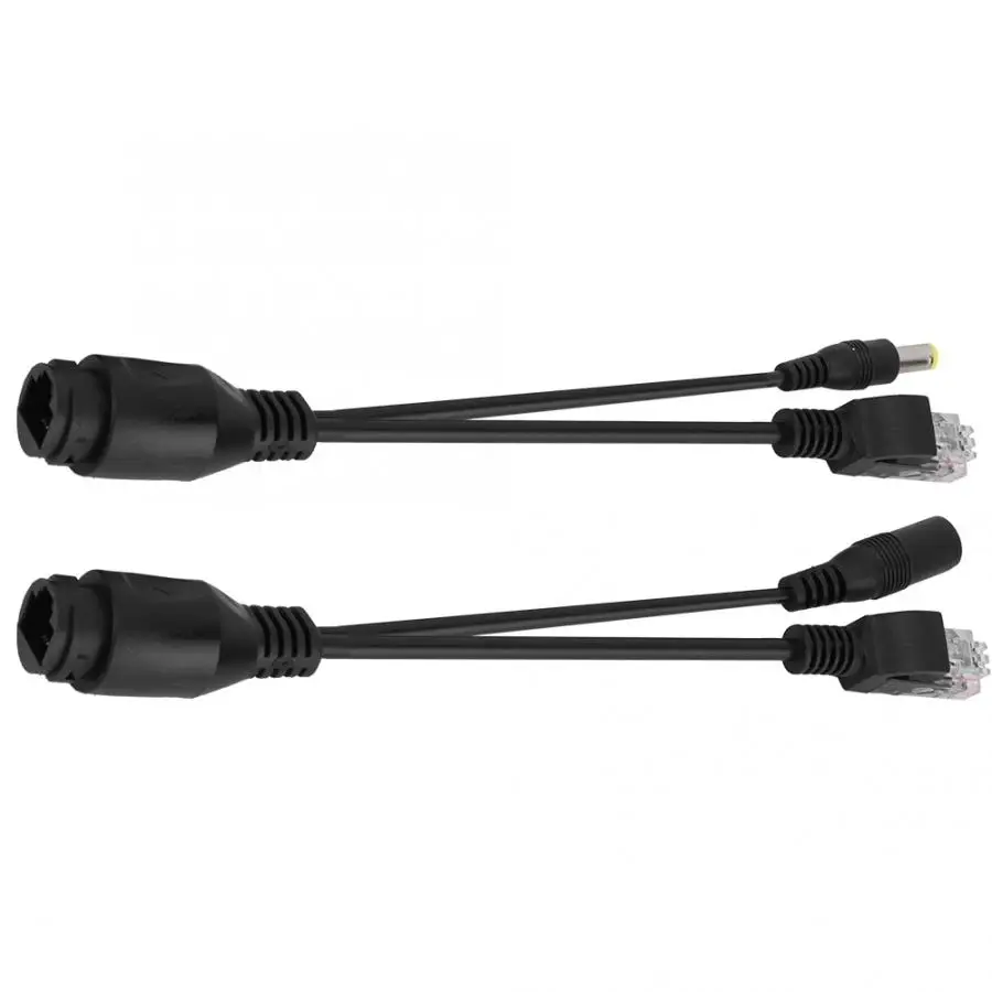 12V Power Over Ethernet Пассивный кабель адаптер POE сплиттер инжектор