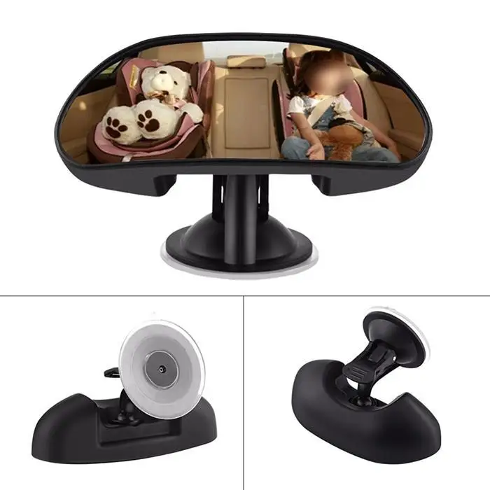 360 Degree Convex Rear View Safety Baby Car Mirror With Suction Rearview Small size can save space. Cup Rotate | Автомобили и