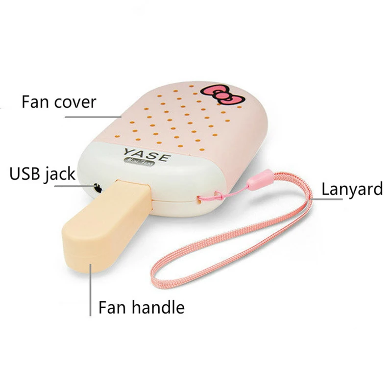 Лидер продаж мини портативный вентилятор для мороженного с зарядкой Фруктового