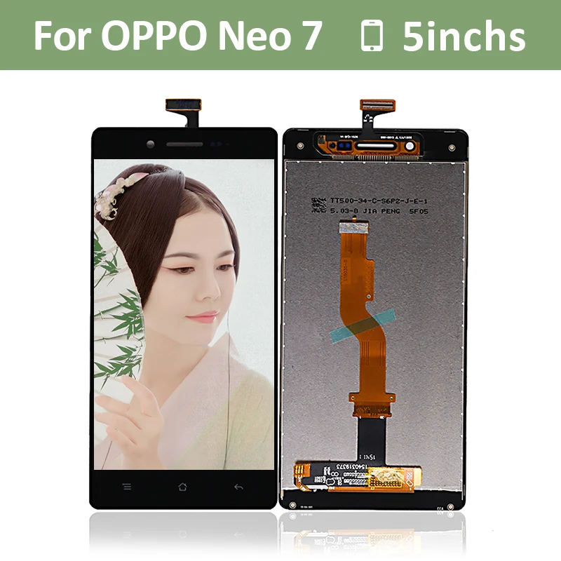 Для OPPO Neo 7 LCD и кодирующий преобразователь сенсорного экрана в сборе Pantalla для