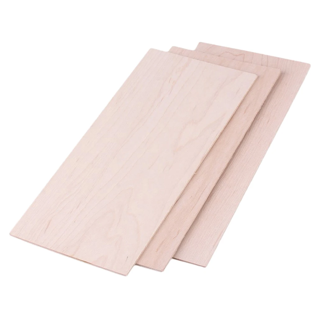 3 шт. Кленовая головка шпона головной убор Luthier Tonewood для акустической
