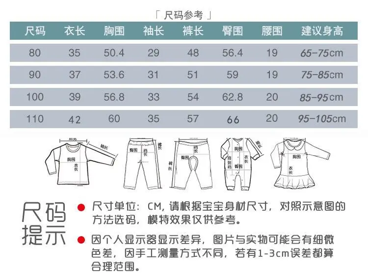1-2-3 years old children's clothing new spring and autumn long-sleeved round neck cotton boy suit | Детская одежда и обувь