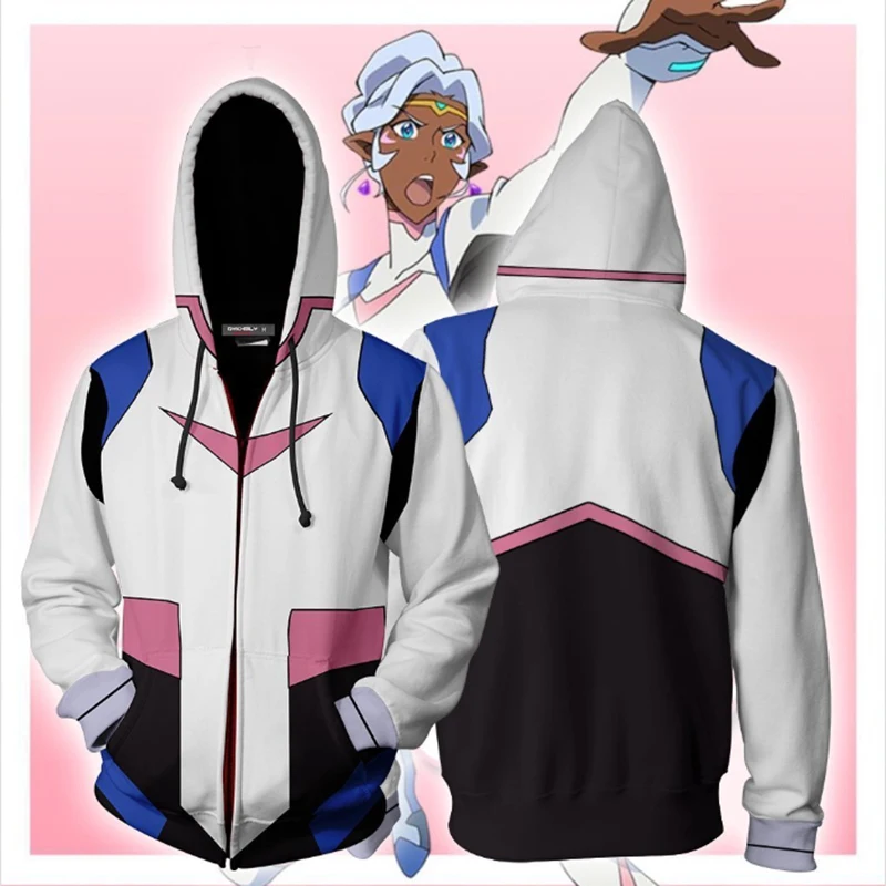 BIANYILONG/Новинка 2019 года сезон осень-зима 3d-принт Принцесса Allura Voltron Легендарный
