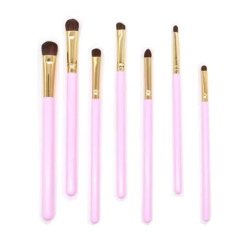 7 Horse Hair Makeup Brush Set Blush Loose Powder Eye Shadow Beauty Tools Multi-functional Girls Must Beginners | Красота и здоровье