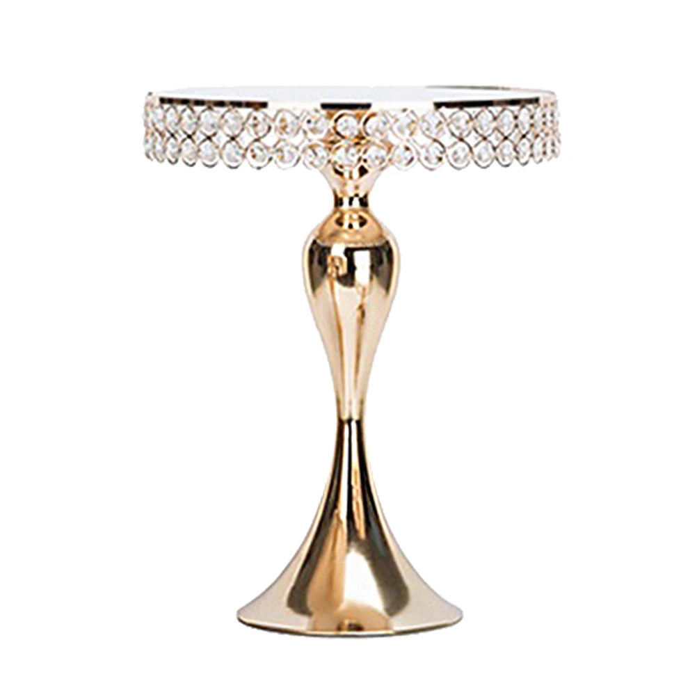 1 шт. Золотая антикварная металлическая Русалочка подставки для пирожных круглые