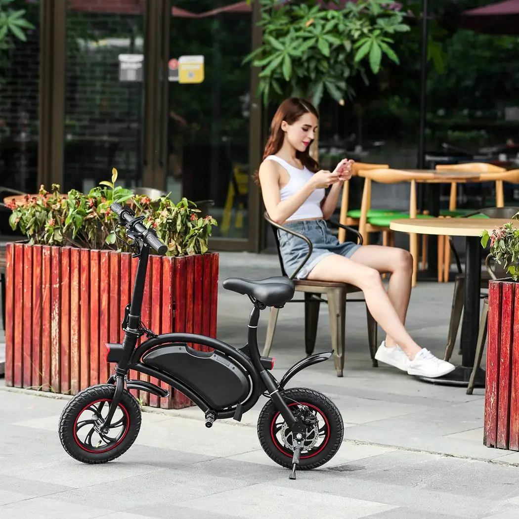 Electric Bike Folding Portable Bicycle Range Adult Student Woman Mini Aluminum Alloy Smart Moped | Спорт и развлечения
