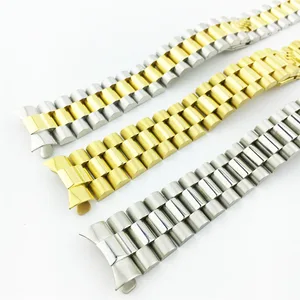 Ремешок из нержавеющей стали для мужских и женских часов, водонепроницаемый браслет для занятий спортом на открытом воздухе, 20 мм, для Rolex water ghost