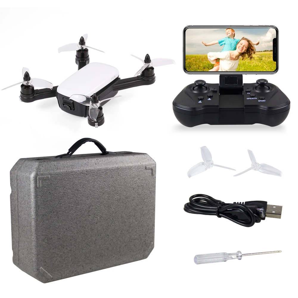 Радиоуправляемый квадрокоптер бесщеточный GPS 913 Wi Fi FPV камера 1080P время полета 13