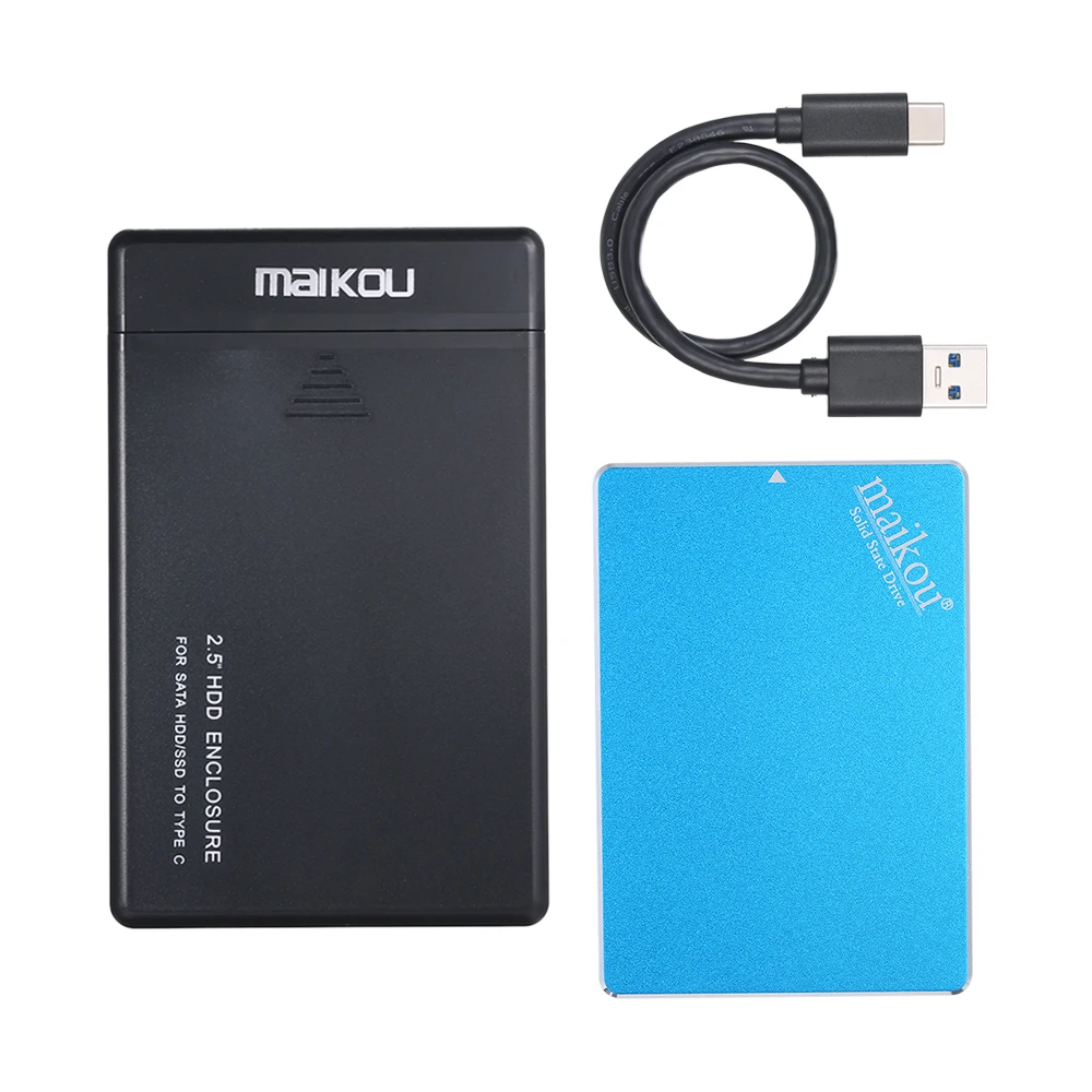 Внешний твердотельный накопитель MAIKOU мобильный 60G/120G/240G/360G/480G/ТБ HDD C и USB3.0